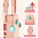 Txkrhwa Car Straw Water Cup 500ml Pink - Portable Leak-Proof Kids Drinking Jug with Shoulder Strap & Locking Flip Lid - Cute Cartoon Design - Ideal for Bus Travel - Small Square Toy Water Bottle - Buy Online on GoSupps.com