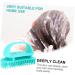 Seaesfoufu 2-in-1 Silicone Shampoo Brush for Women | Scalp Massager & Hair Cleaning Tool | Blue 10.5x7x5.5cm - Ideal for Healthy Hair & Relaxing Scalp Care - Buy Online on GoSupps.com