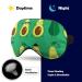 Cute Avocado Face Sleep Mask | Adjustable Strap Eye Cover for Sleeping | Light Blocking Blindfold for Men and Women | Ideal for Travel and Night Naps - Buy Online on GoSupps.com