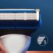 Gillette King C. Men's Razor with Trimmer for Precision Beard Razor + Razor Blade Navy Blue - Buy Online on GoSupps.com