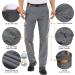 Men's Convertible Hiking Pants Zip-Off Shorts Lightweight Quick Dry Breathable - 34 Grey - Buy Online on GoSupps.com