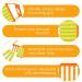 7-Finger Blind Cleaner Duster Tool for Window Venetian - Washable Mini Brush for Air Conditioner Wood Blinds - Handheld Dusting Tool (2 Pack) - Orange/Yellow - Buy Online on GoSupps.com