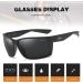 Bevi Polarized Sports Sunglasses | TR 90 Frame | Spring Hinges | Ideal for Men & Women | Cycling, Running, Baseball | Black - Buy Online on GoSupps.com