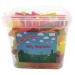 Ellies Jellies Jelly Meerkats 655g Square Tub Fruity Flavour Colourful Jellies Gummy Sweets Enjoyable Design