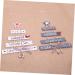 COHEALI Wooden Craft Decorations Emblems Wooden Christmas Decor Hanging Wooden Decorations Pendant Large White Size 1 - Buy Online on GoSupps.com