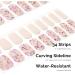 NAILOG Semi Cured Gel Nail Strips 34 pcs Salon-Quality Gel Nail Stickers Long Lasting Nail Wraps for Women with Soft Gel Finish Morning Dew - Buy Online on GoSupps.com