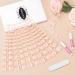 Melliex 120-Piece Wrong Tooth Kit French Natural Matt Toenails Full Cover Tips for Women | 12 Sizes Available - Buy Online on GoSupps.com