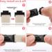 Enkic Elastic Nylon Watch Band 5-Pack for Fitbit Inspire 2/Inspire/Inspire HR - Black/Beige/Burgundy/Indigo/Gray - Buy Online on GoSupps.com