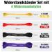 Fokky Fitness Straps Set | 4 Resistance Levels Bands with Door Anchors & Handles | Ideal for Yoga Strength Training & Stretching | Includes Carrying Bag & Instructions - Buy Online on GoSupps.com