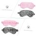 FRCOLOR 2pcs Blackout Sleep Mask - Plush Travel Eye Masks for Men and Women Adjustable Silk Eye Blindfolds for Ultimate Comfort - Buy Online on GoSupps.com