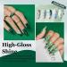 Modelones Blue Green Gel Nail Polish - 6 Colors Misty Gray Dark Green Glitter Gel Polish Kit Sage Green Baby Blue Nail Gel Polish Soak Off UV Gel Nail Lamp Gel Nail Kit DIY Home Nails Manicure Gifts - Buy Online on GoSupps.com