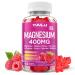 Magnesium Complex Gummies 400mg Magnesium Glycinate Malate Citrate Taurate Oxide & More | w/Ashwagandha Extract D3 & B12 for Calm Zzz Relaxation Muscle Cramp Raspberry Flavor 60 Count 60 Count (Pack of 1)