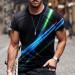 Men's 3D Athletic Works Crewneck T-Shirt - Black Novelty Tee for Summer 2023 | XX-Large - Buy Online on GoSupps.com