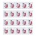 Eye flaps 20 pieces red ginseng repair eye mask moisturizing nourishing eye mask patch firming pad dark corn crystal collages 3G for wrinkles swollen eyes
