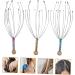 BaUpretty 3-in-1 Handheld Scalp Massage Device for Hair Growth | 20 Finger Scratches | Wooden & Steel Wire Design for Ultimate Relaxation & Easy Use - Buy Online on GoSupps.com