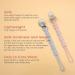 PAPACHOO Pacifier Clip 2 Pack - BPA Free Silicone Beads - Teething Relief for Baby Boys and Girls - Soothie Binky Clips in Dusty Blue and Light Pink - Buy Online on GoSupps.com