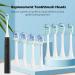 8 Pack Toothbrush Replacement Heads | Compatible with Philips Sonicare Electric Brushes | Medium to Soft Refills for DiamondClean & More - Buy Online on GoSupps.com