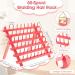 19-Piece Wooden Hair Braid Rack Set with Clips and Comb - Hair Braiding Tools Kit for Easy Styling - Buy Online on GoSupps.com