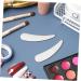 TOVINANNA 10 Pcs Cosmetic Spatula Makeup Spatula Small Facial Cream Spatula Mini Spatula for Cosmetics Eye Cream Spatula Metal Makeup Spatula Facial Spatula Make up Spatula Tool Beauty Scoop 1 g (Pack of 1) As Shownx5pcs - Buy Online on GoSupps.com