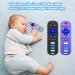 ROBBEAR Baby Teething Toys - Silicone Teethers for Babies 3-18 Months - TV Remote Control Shape Chew Toys - BPA Free Teether (Black/Grey/Purple) - Buy Online on GoSupps.com
