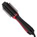 Hair Dryer Brush in One Hot Air Straightener Brush with Negative Ion Anti-frizz Ceramic Titanium Barrel 3 Heat/Speed Settings ALCI Safety Plug Black for All Hair Types