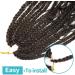 Ainimiu 14 Inch Goddess Box Braids Crochet Hair Bohomian Crochet Box Braids Curly Ends 8 Pack Crochet Braids Synthetic Braiding Hair Extension Black 14 Inch(Pack of 8) T30# - Buy Online on GoSupps.com