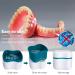 Denture Cleaning Case with Strainer Basket - LVCHEN Soaking Cup for Complete Care and Travel, Denture Storage Container for False Teeth and Clear Braces - Buy Online on GoSupps.com