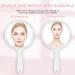 xnicx Double-Sided 1X/3X Magnifying Handheld Mirror - Portable Makeup Mirror with Handle for Travel - White - Buy Online on GoSupps.com