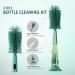 Buy Diboniur 3-in-1 Baby Bottle Brush - Durable Silicone Cleaner for Bottles & Cups | Scratch-Resistant & Easy to Use - Buy Online on GoSupps.com