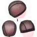 6 Pack Black Mesh Dome Wig Caps - Stretchable Breathable Spandex Wig Cap for Wig Making - Size L - Buy Online on GoSupps.com