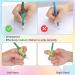 20-Piece Silicone Grips for Children - Ergonomic Writing Aid in 10 Colors | Improve Writing Posture - Buy Online on GoSupps.com