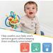 Nuby Lots A Loops Teething Ring | Built-in Rattle Toy | Refrigerator Safe | 3 Months+ | 1 Count - Buy Online on GoSupps.com