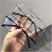 Zjdydy Anti-Blue Reading Glasses for Women - Stylish Double Jet Frames Large Size +1.0 Perfect for Street Shooting - Buy Online on GoSupps.com