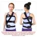 Spinal Back Orthosis Adjustable Scoliosis Corrector with Soft Shoulder Pads 3-point Mechanics Principle Structure and Relieve Pressure Adjustable 4 Levels Heighta and Position for Hunchback - Buy Online on GoSupps.com
