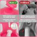 2Pack Silicone Baby Teething Toys for Infants 3+ Months - Never Drop Baby Mitten Teether for Teething Pain Relief - Blue+Pink - Buy Online on GoSupps.com