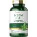 Carlyle Neem Leaf | 950mg | 300 Powder Capsules | Non-GMO and Gluten Free Formula | Value Size | Traditional Herbal Supplement | Azadirachta Indica