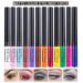 Neon Eyeliner Set - Colorful Liquid Eyeliners, Waterproof & Smudgeproof Gel Eye Liner Makeup Kit for Women - Buy Online on GoSupps.com