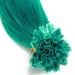 Turquoise Keratin Bonding Extensions | 100% Remy Real Human Hair | 50x 1g 45cm U-Tip Smooth Strands for Long Hair Elongation - Buy Online on GoSupps.com