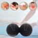 SPRINGOS Double Ball Duoball Massage Ball - Hardness: Hard 13 cm Black Twinball for Fascia Release - Buy Online on GoSupps.com