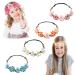 Qazuwa Flower Hair Wreaths - 6-Piece Flower Crown Set for Weddings Beach & Photo Shoots | Perfect Hair Accessories for Girls - Buy Online on GoSupps.com