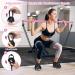 Pilates Bar Kit with Adjustable Resistance Bands | Portable 3-Section Pilates Stick Bar for Full Body Workout | Ideal for Home, Gym, Office, Travel | Pink - Buy Online on GoSupps.com