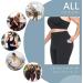 MOREFEEL Plus Size Leggings with Pockets | Stretchy Tummy Control High Waist Yoga Pants | XXL-4XL | Black - Buy Online on GoSupps.com