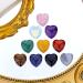 MAIBAOTA Topaz Healing Crystals Gemstones Pocket Gifts Heart-Shaped Nature Spiritual Energy for Women Men Reiki Divination Balancing Yoga Meditation 10PCS - Buy Online on GoSupps.com