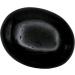 Black Tourmaline Palm Stone - Natural Chakra Balancing and Reiki Healing Crystal for Mental Wellness - Buy Online on GoSupps.com
