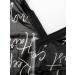 Betty Dain Hair Stylist Shampoo Cape - Waterproof & Stain Resistant Vinyl - Durable & Reusable Cover - Black Secret Messages - 36 x 54 inches - Buy Online on GoSupps.com