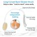 FULLOFJOY Long Handle Back Bath Brush for Elderly & Disabled - U-Shaped Body Scrubber 27.56 Length | Man & Woman | Limited Mobility Friendly - Buy Online on GoSupps.com