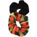 Zac's Alter Ego Set of 2 Hair Scrunchies - Crinkled 80's Inspired and Velvet Orange - Buy Online on GoSupps.com