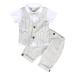 AmzBarley Baby Boys Gentlemans Outfit Suit Kids Long/Short Sleeve Dress Shirt Pants Vest Bowtie Tuxedo Rompers Childs Birthday Evening Holiday Party Ivory 3-4 Years