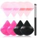 Hebterrka 8 Pieces Triangular Powder Puffs Face Makeup Setting Powder Puff Soft Makeup Powder Puff for Face Eyes Nose Body