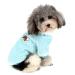 Zweitea dog sweater for small dogs fleece warm soft puppy sweater winter jackets winter jackets dog clothing pet chihuahua cats clothing blue l l (1 Pack) blue